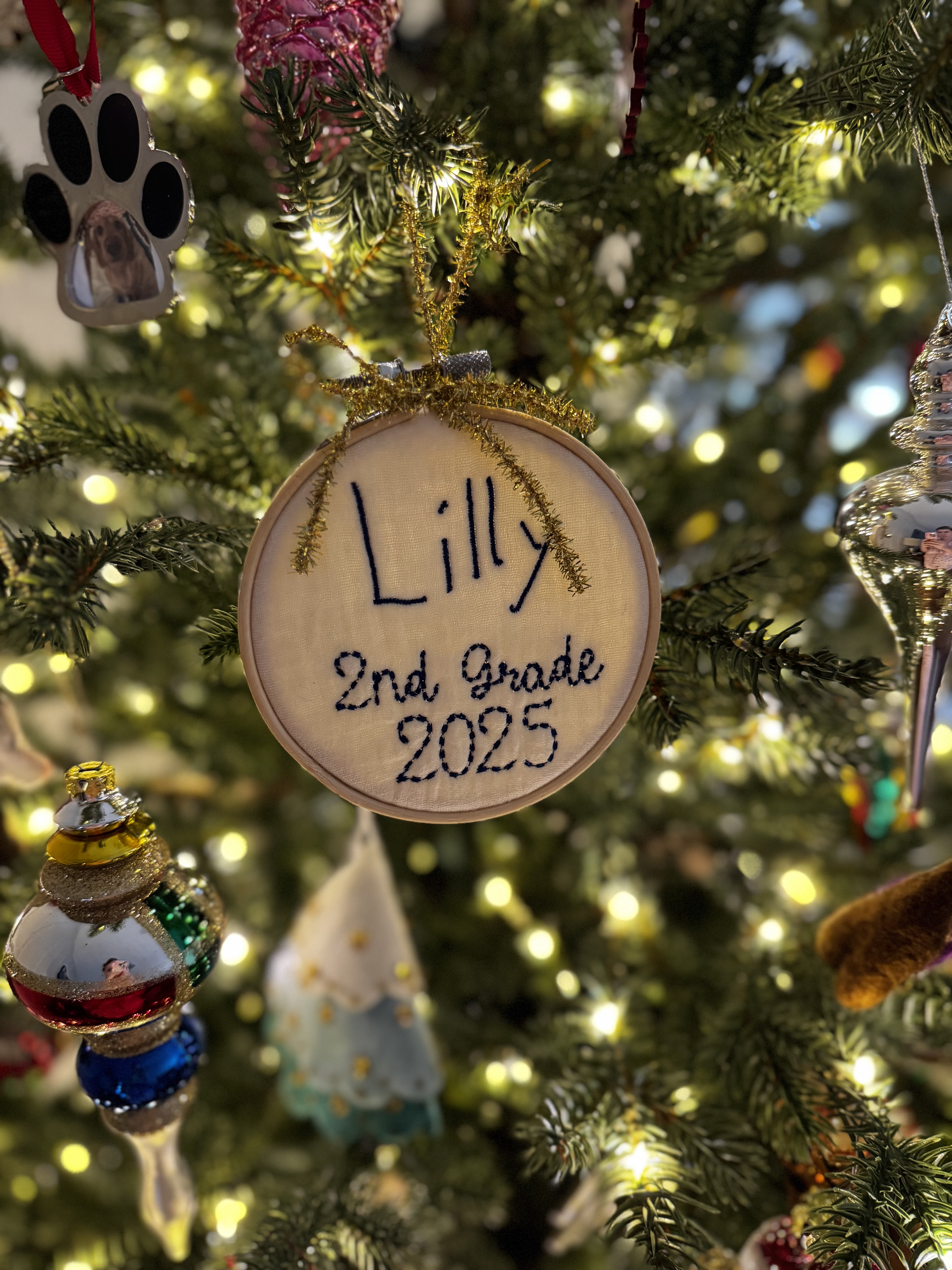 Custom Embroidered Ornament